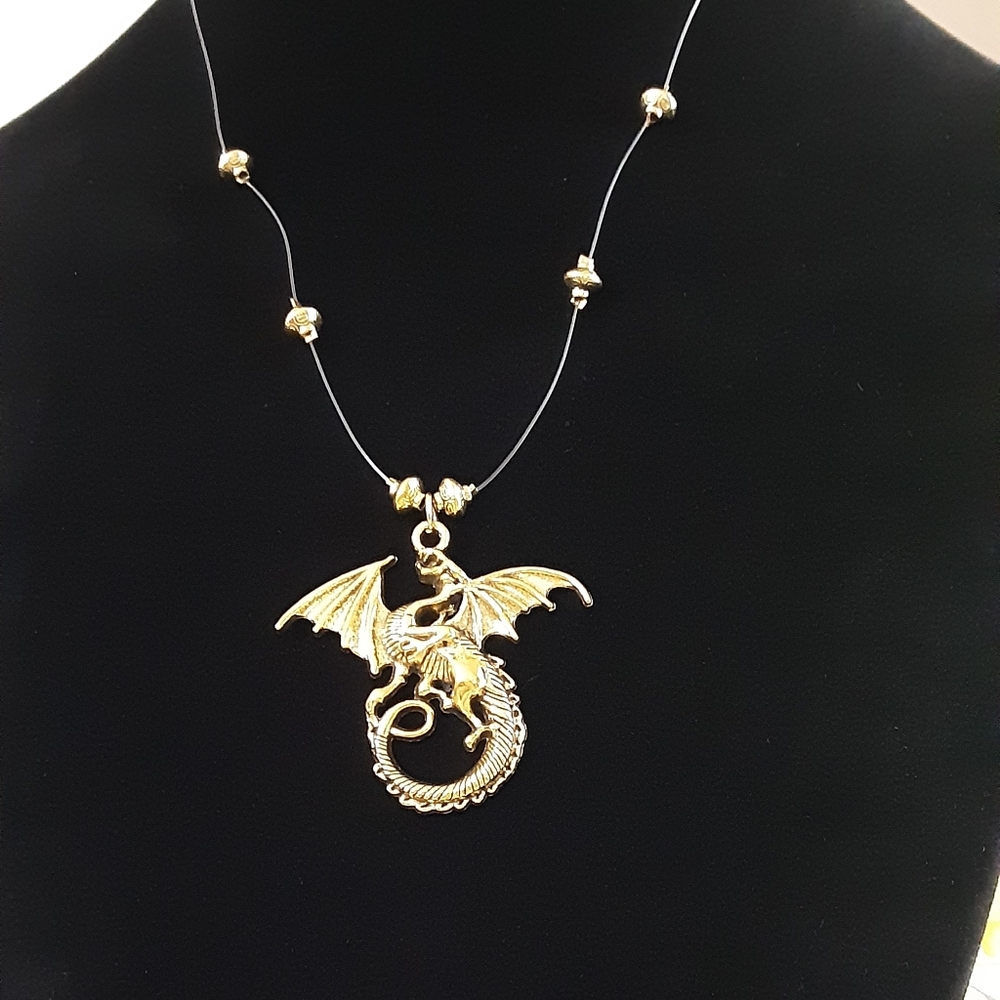 Handmade Dragon Illussion Necklace